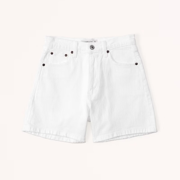 A&F High Rise Dad Shorts - Picture 2 of 6